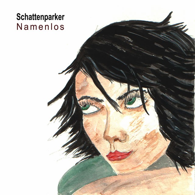 Albumcover Namenlos von Schattenparker mit gezeichnetem Frauenporträt